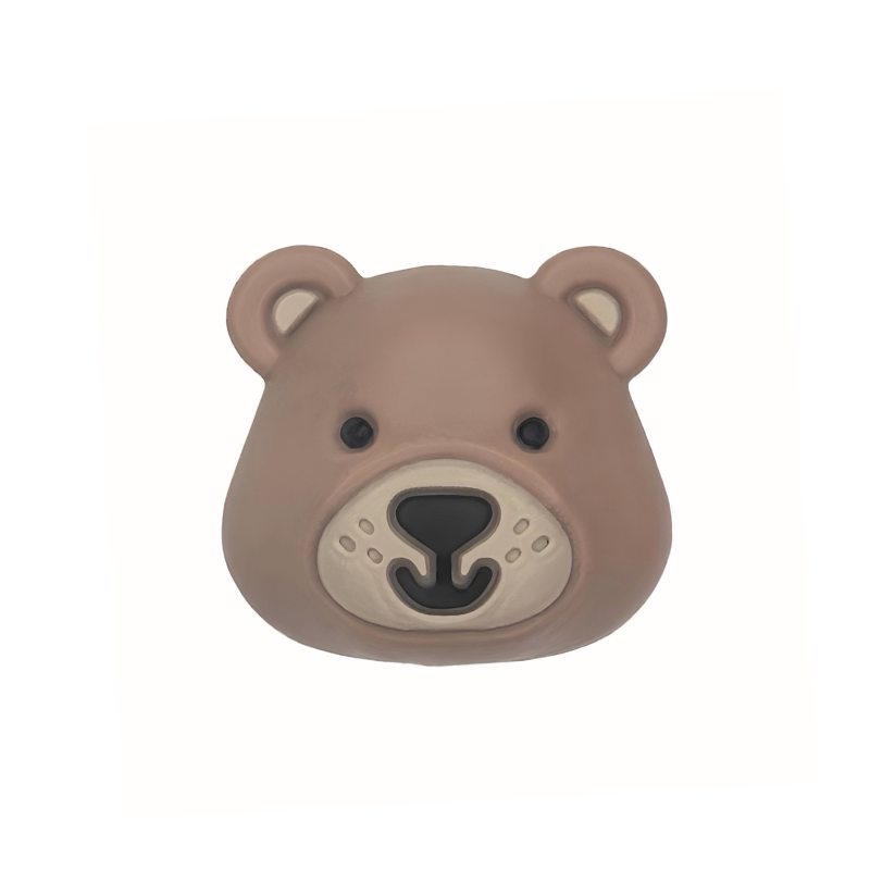 Testa Orso 3D in Silicone 20x18x14mm