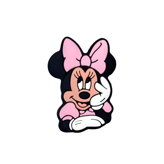 Minnie Mouse in Silicone 30x21mm