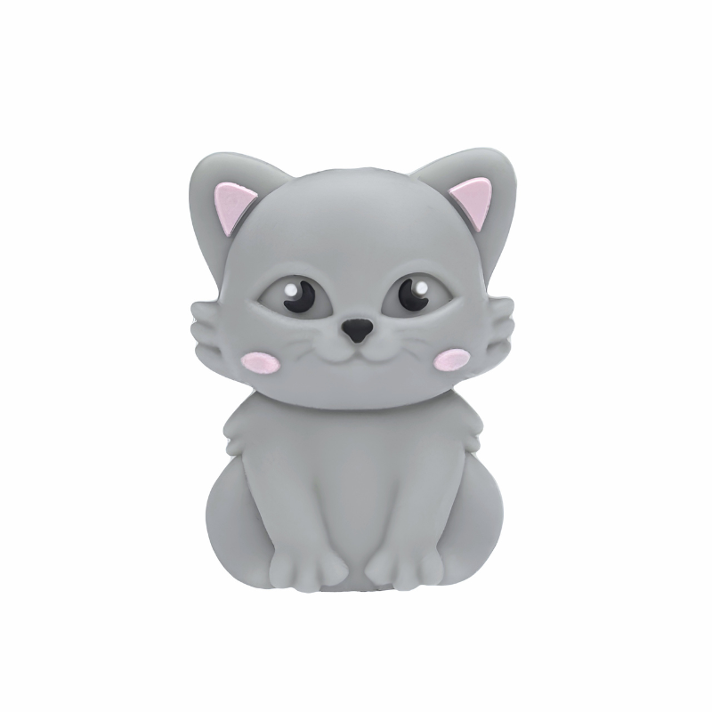 Gatto 3D in Silicone 28x21x16mm