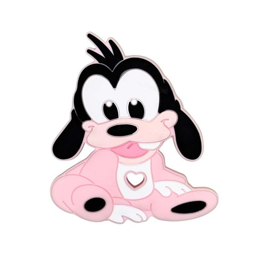 massaggiagengive Pippo silicone dentizione neonato Rosa