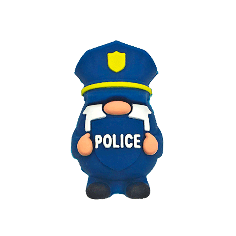 Police 3D in Silicone 31x19x16mm