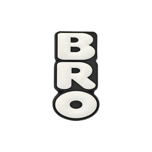 formina in silicone per dentizione perlina Scritta BRO - 35x19mm
