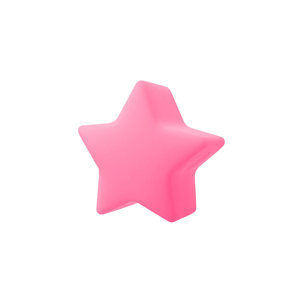 perlina stellina separatore in silicone alimentare Fucsia